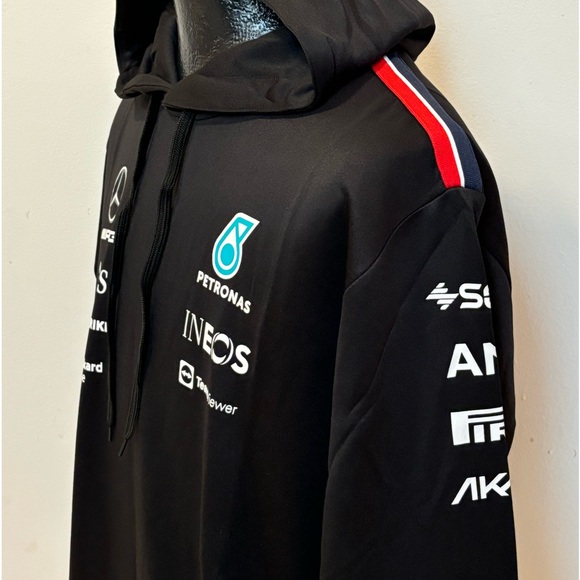 Formula 1 Mercedes Benz Pirelli Hooded Sweatshirt Unisex - Picture 7 of 10
